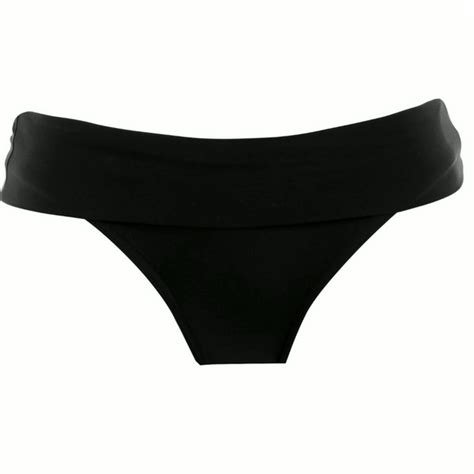 Freya Remix Fold Bikini Brief Swim Pant Black As3956blk Poinsettia