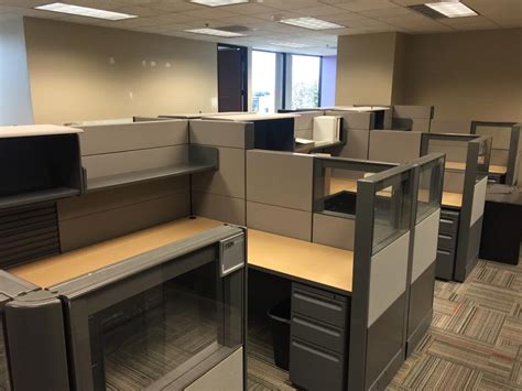Used Office Cubicles Modern Drop Down Ethospace Cubicles At Furniture