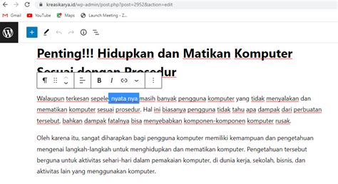 Kamu Harus Tahu Cara Mudah Menyunting Artikel Kreasi Karya Indonesia