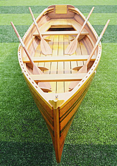 Boston Whitehall Rowboat 17 Cedar Wood Strip Pulling Boat Tender