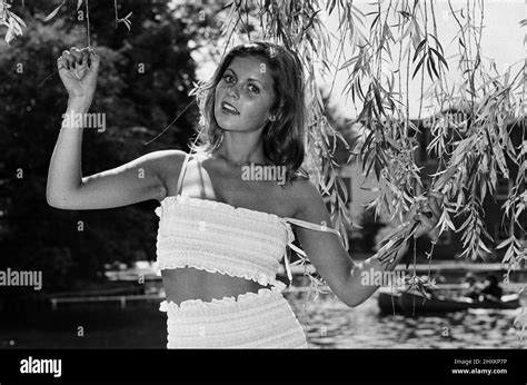 Model Joanne Latham Th July Stock Photo Alamy