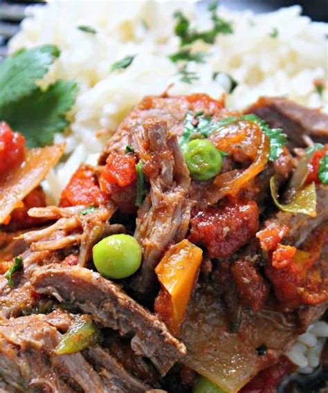 Slow Cooker Ropa Vieja ~ Authentic Cuban Recipe ~ A Gouda Life