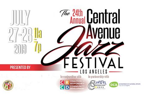 Central Avenue Jazz Festival Jazz Festival Festival Jazz