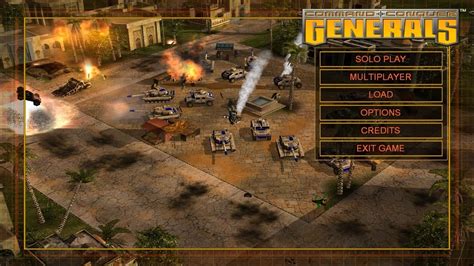 Command And Conquer Generals 2003 Main Menu 4k Ultra Hd Youtube