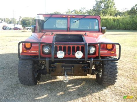 Flame Red Pearl 2006 Hummer H1 Alpha Open Top Exterior Photo 55953607