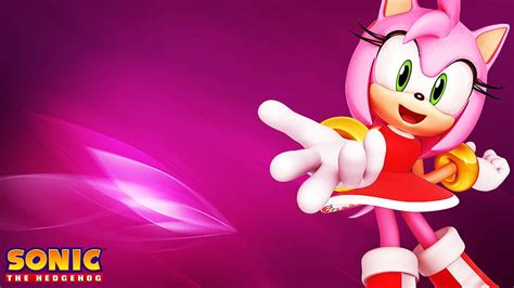 Amy Personajes Juego Juegos Erizo Rosa Sonic Equipo Video