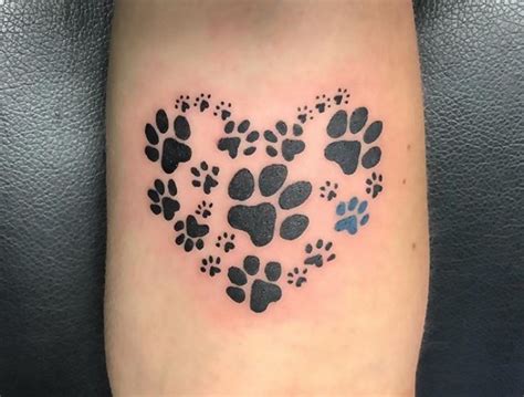 50 Best Dog Paw Print Tattoo Designs The Paws