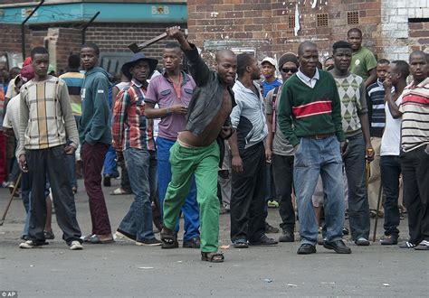 South Africa Immigrants Create Armed Gangs And Patrol The Streets
