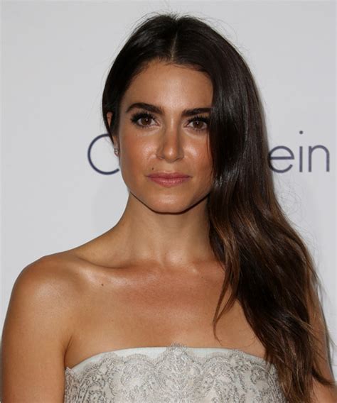 Nikki Reed Long Straight Mocha Hairstyle