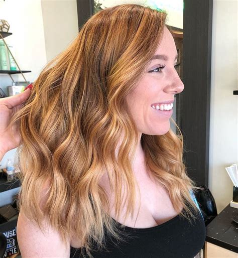 Copper Gold Blonde Hair Color 2019 Hair Trends And Hair Color Ideas Warm Tones In Hair