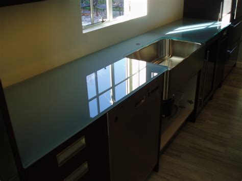 Black Glass Kitchen Countertops Things In The Kitchen