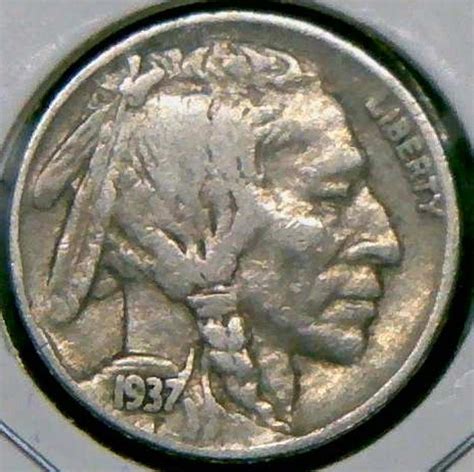 1937 Buffalo Nickels Indian Head Nickel Line Type V2p5r2 For Sale