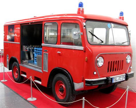Jeep Fc 170 Forward Control Fire Brigade Wagen Germany 1960ish R