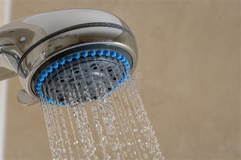 Bathroom Shower Head Stock Image Image Of Flowing Droplet 52412879