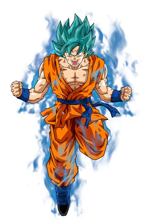 This was also demonstrated in goku's • broly god appears in dragon ball z: Goku Super Saiyan Blue 2 by BardockSonic on DeviantArt