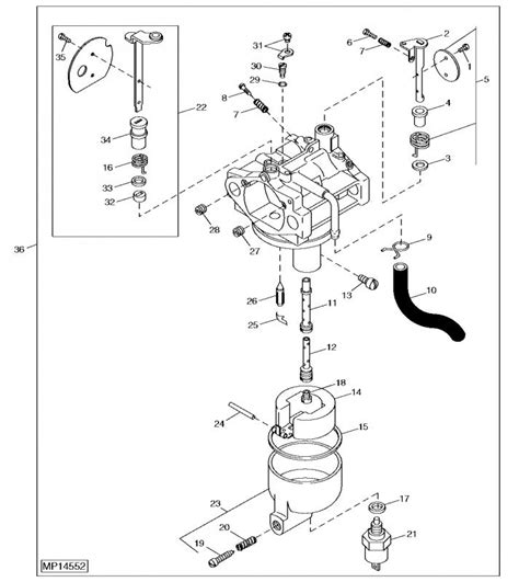 John Deere La115 Carburetor Diagram