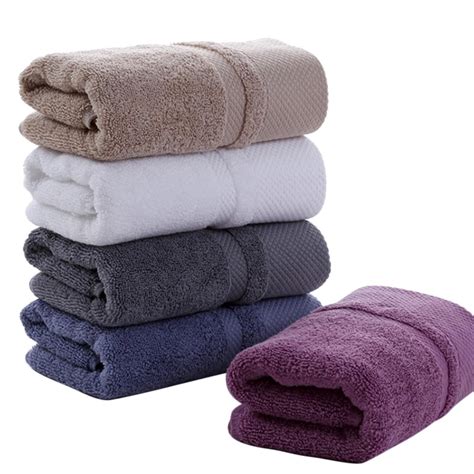 100 Cotton Bath Towels Ultra Soft Thick Towel Absorbent Quick Terry