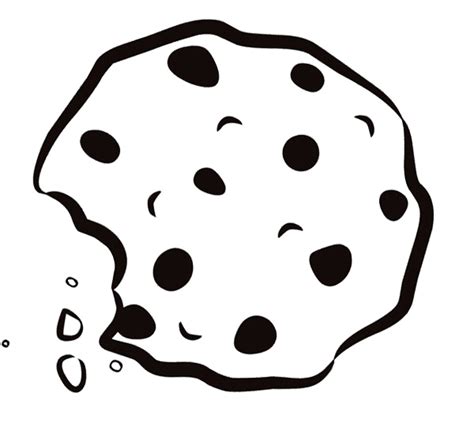 Free Black And White Cookie Clipart Download Free Black And White