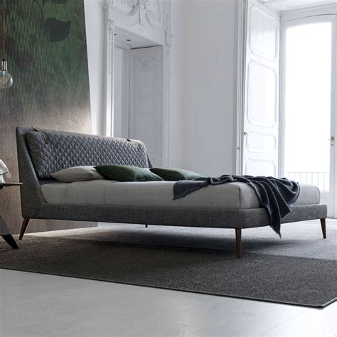 Double Bed Chelsea Berto Salotti Contemporary With Upholstered