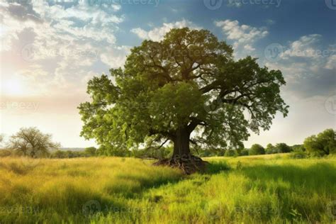 Landscape Oak Tree Generate Ai 23457086 Stock Photo At Vecteezy