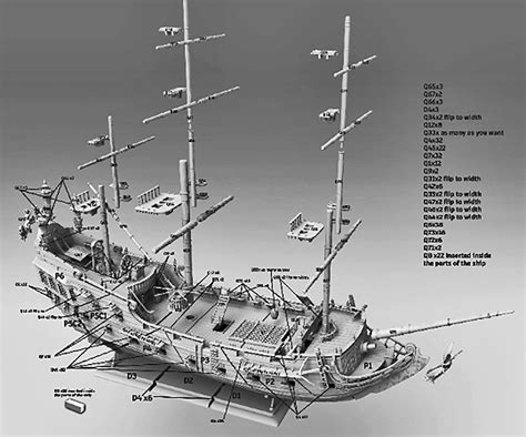 3d Model For 3d Printing Pirate Ship Etsy Uk