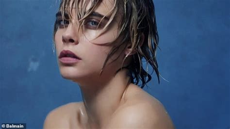 Cara Delevingne Goes Completely Nude As She Strips Down For New Balmain