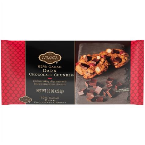Private Selection® 62 Dark Chocolate Chunks 10 Oz Bakers