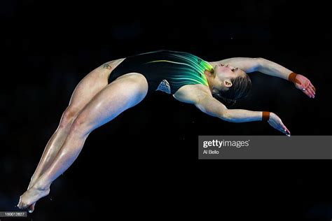 Melissa Wu Of Australia Competes In The Womens 10m Platform Diving