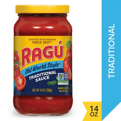 Ragu Old World Style Traditional Sauce Made With Olive Oil Perfect