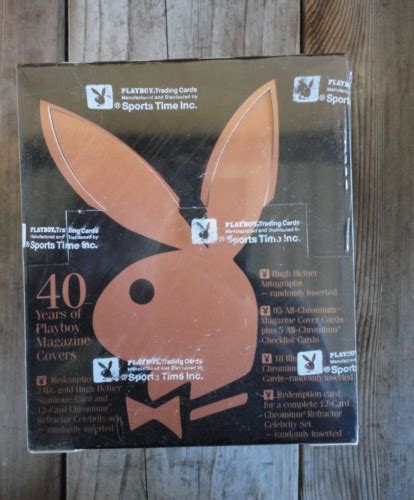 Playboy Chromium Cover Cards Edition Factory Sealed Box Ebay