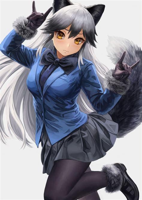 You can also upload and share your favorite black and white anime wallpapers. Silver Fox (Kemono Friends) - Zerochan Anime Image Board