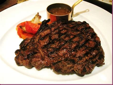 Once the butter just starts to brown, add the steak. jin loves to eat: The Fireplace at Hyatt