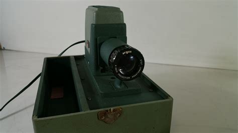 Argus 300 Automatic Vintage 35mm Slide Changer Projector With Case Ebay