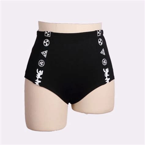 Punk Rock Underwear Women Sexy Panties Briefs Female Lingerie Cool Underwear For Gothic Girl In