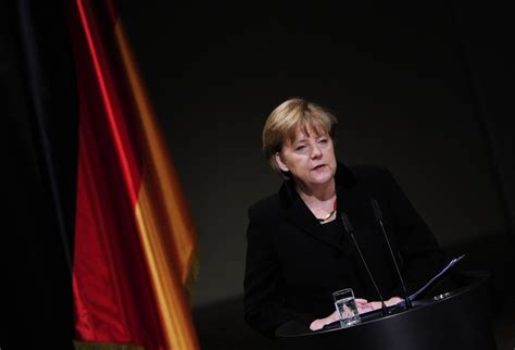 Bild Zu Die Rede Von Bundeskanzlerin Angela Merkel „wir Sind Ein Land