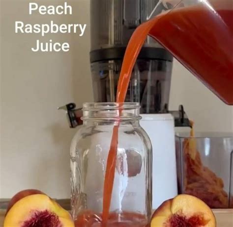 Peach Raspberry Juice Recipe Juicing For Health
