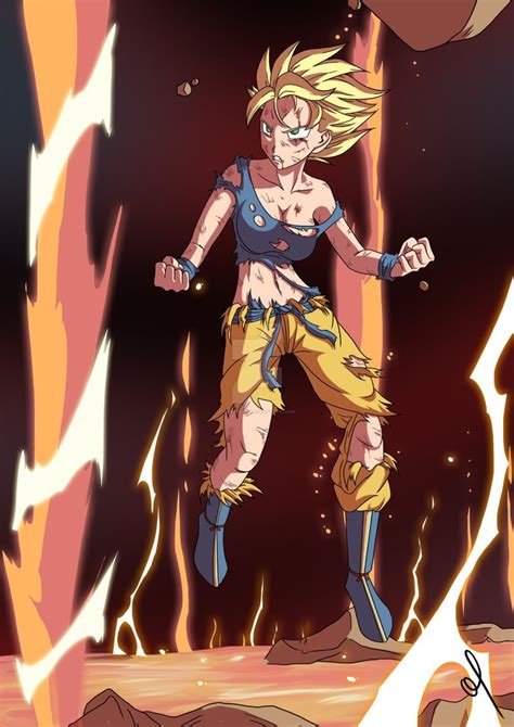 Goku Female Redraw By Omkarpatole On Deviantart Dragon Ball Super Goku