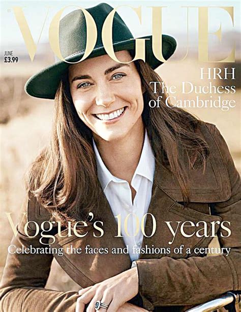 Düşes Kate Middleton Vogue Kapağında