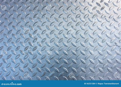 Stamped Metallic Color Steel Floor Plate Stock Photo Image Of