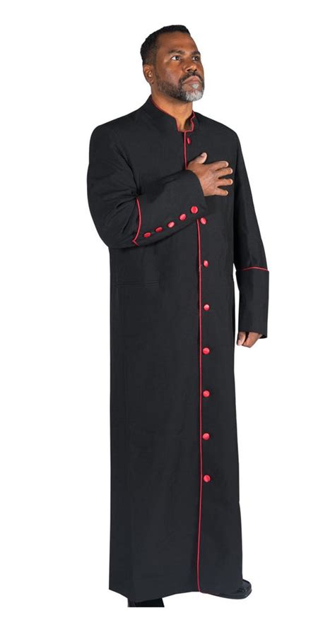 clergy cassock robe black trinity robes