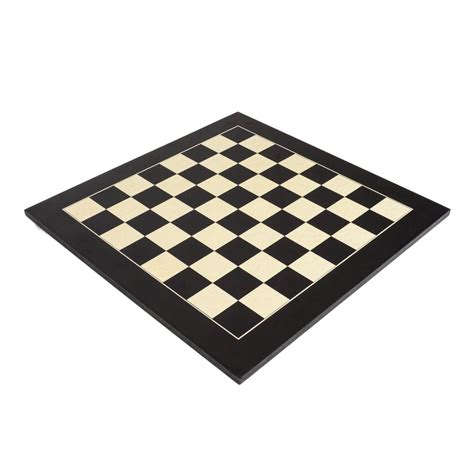 Deluxe Black Wood Chess Board With 2 18 Squares Quality Games Tx