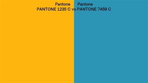 Pantone 1235 C Vs Pantone 7459 C Side By Side Comparison