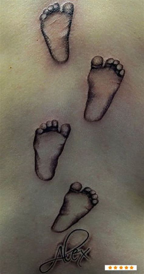 25 Footprint Tattoos To Leave Your Trace Tatouage Maman Photo