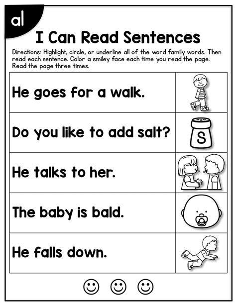 english i can read phonics sentences workbook training book homework paper classroom teaching