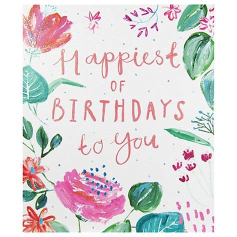 Check spelling or type a new query. John Lewis Birthday Greeting Card | Happy birthday ...