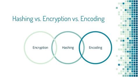 Differences Between Encoding Encryption And Hashing
