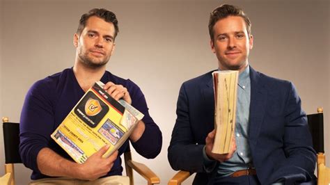 Watch Watch Henry Cavill And Armie Hammer Make The Phonebook Sound Sexy