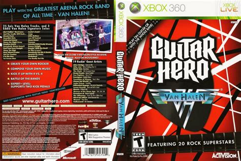 Guitar Hero Van Halen Xbox 360 Game Covers Guitar Hero Van Halen Dvd Ntsc F Dvd Covers