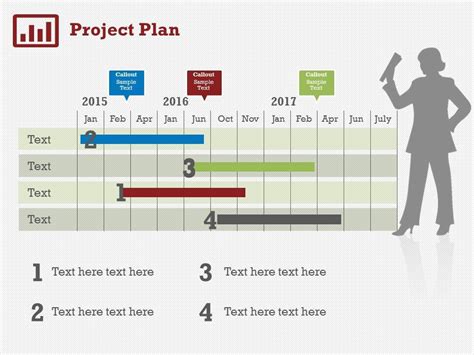 Project Plan 5 Powerpoint Template Presentation Templates ~ Creative