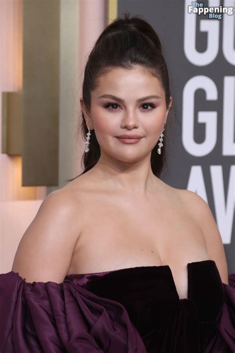 Selena Gomez Shows Off Her Sexy Boobs At The 80th Annual Golden Globe Awards 78 Photos